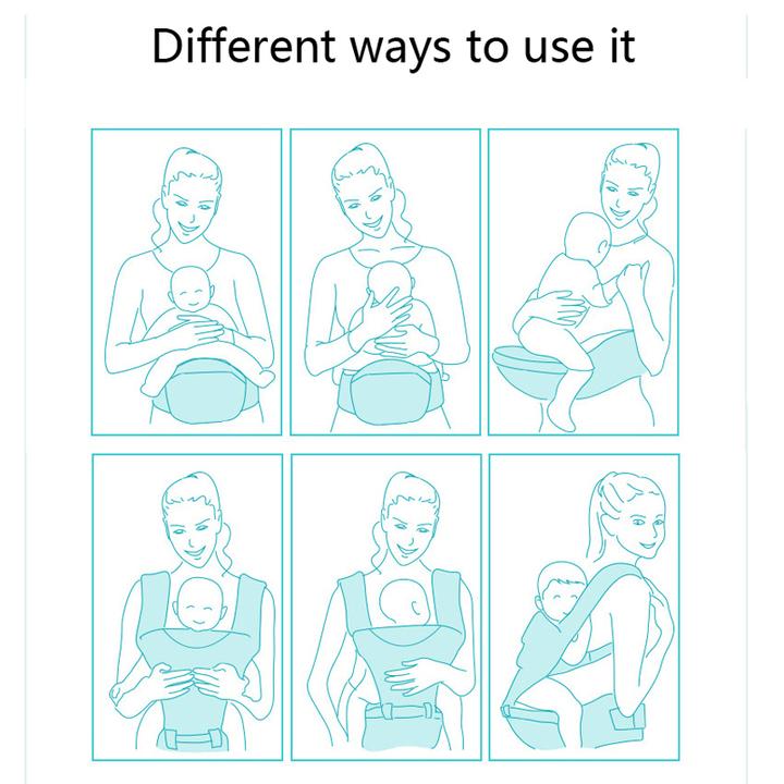 Ergonomic Baby Carrier Backpack With Hip seat